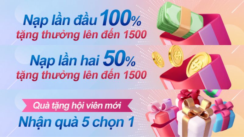 Ưu đãi khi nạp tiền thành công